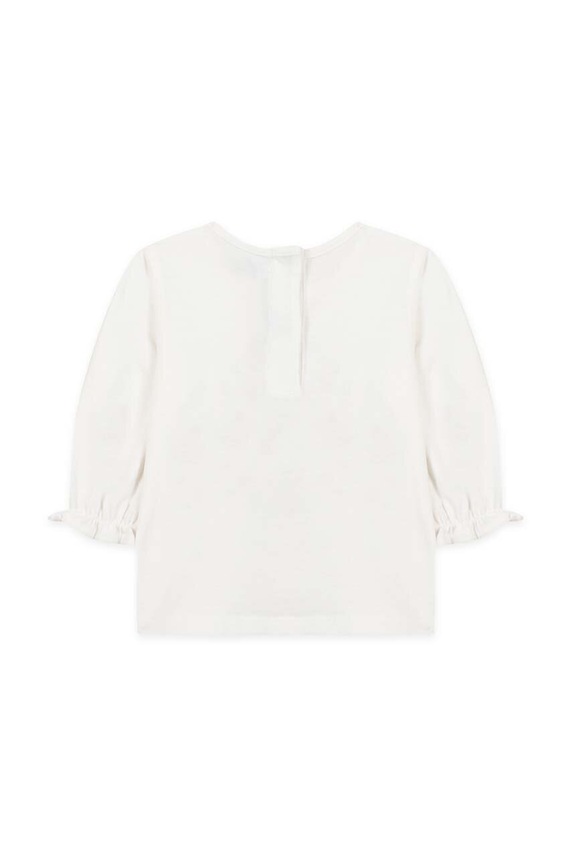 BIMBA Tartine et Chocolat maglietta a maniche lunghe per bambini TZ10021.104 bianco