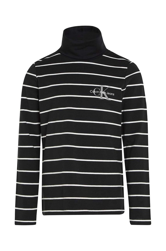 Calvin Klein Jeans longsleeve dziecięcy IG0IG02743.9BYH. czarny AW24