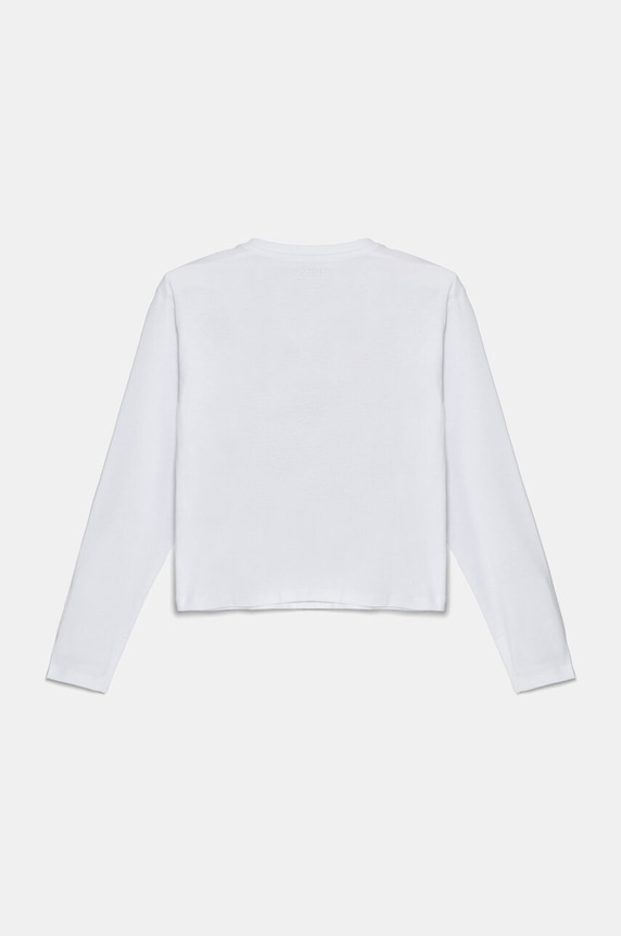 Guess gyerek pamut hosszú ujjú felső J4BI10.I3Z14.9BYH fehér AW24