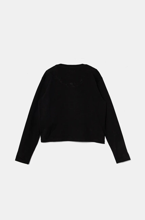 Guess gyerek pamut hosszú ujjú felső J4BI10.I3Z14.9BYH fekete AW24