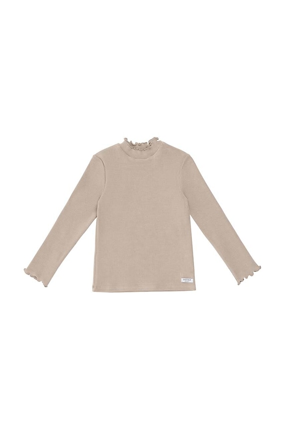 Detské tričko s dlhým rukávom Donsje Wonsy Shirt s elastanom béžová 4089800.
