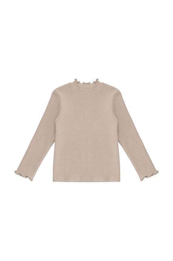 Detské tričko s dlhým rukávom Donsje Wonsy Shirt 4089800. béžová AW25