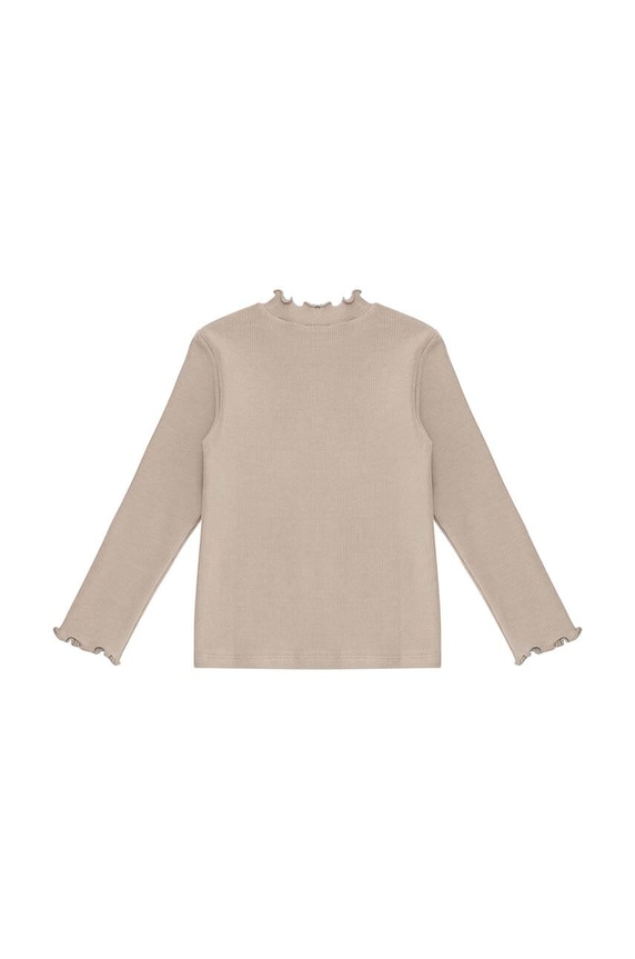 Detské tričko s dlhým rukávom Donsje Wonsy Shirt 4089800. béžová AW25