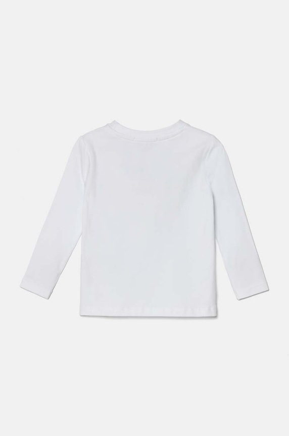 Pinko Up longsleeve copii F4PIBGTH174 alb AW24