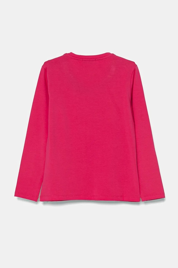 Dječja majica dugih rukava Pinko Up F4PIJGTH066 roza AW24