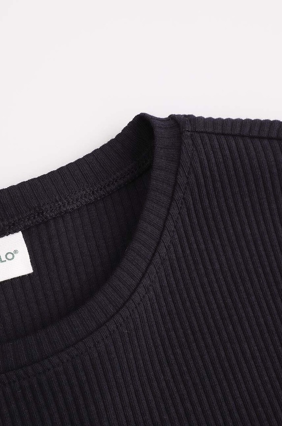 Dziewczynka Coccodrillo longsleeve dziecięcy ZC4143112VGA granatowy