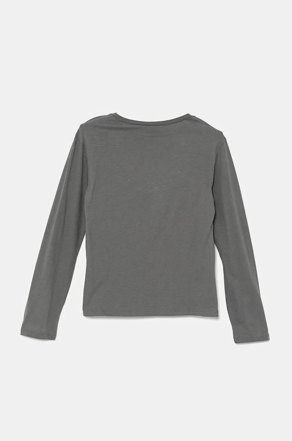 United Colors of Benetton longsleeve din bumbac pentru copii 3ATNC10ML.G.Seasonal gri AW24
