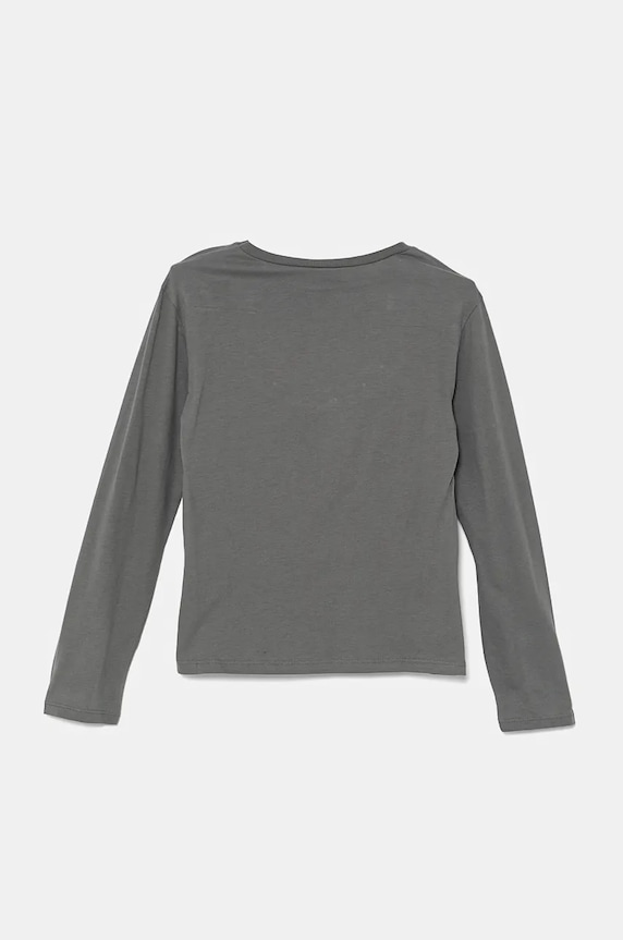 United Colors of Benetton longsleeve din bumbac pentru copii 3ATNC10ML.G.Seasonal gri AW24