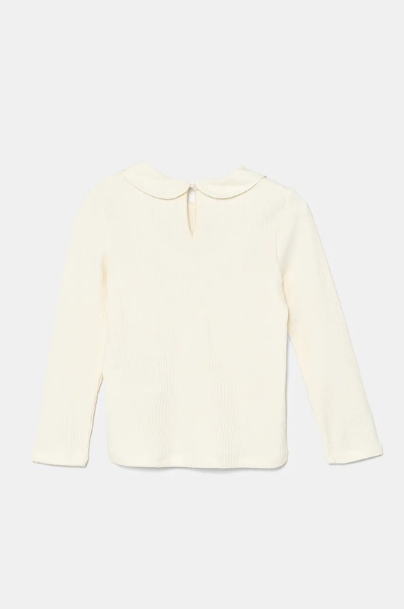 United Colors of Benetton longsleeve copii 3IVLG10GV.P.Seasonal bej AW24