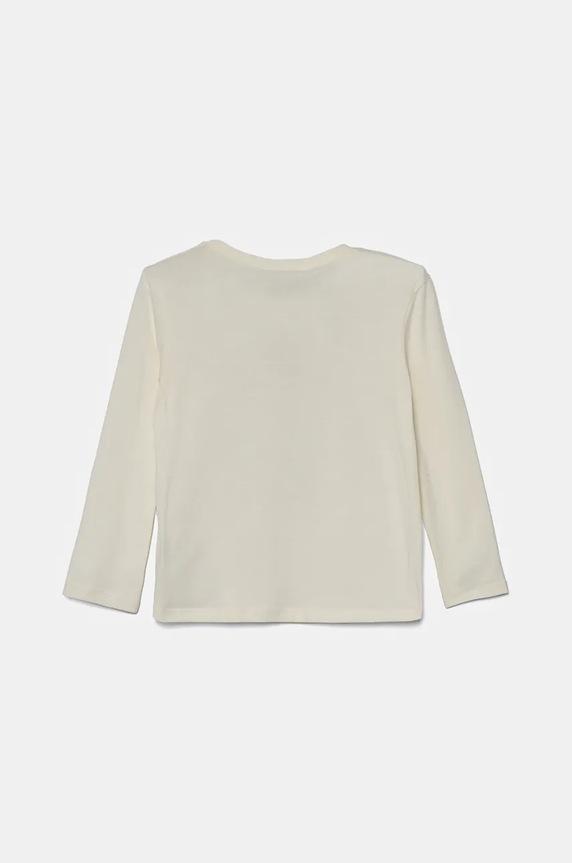 Παιδικό βαμβακερό μακρυμάνικο United Colors of Benetton 3ATNG10GQ.P.Seasonal μπεζ AW24