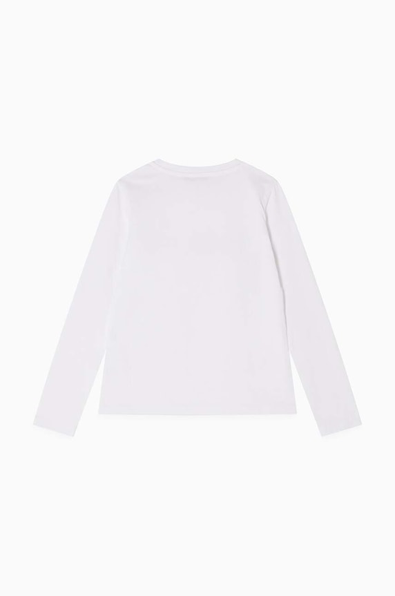 Παιδικό μακρυμάνικο Patrizia Pepe J061 7M0753 λευκό AW24
