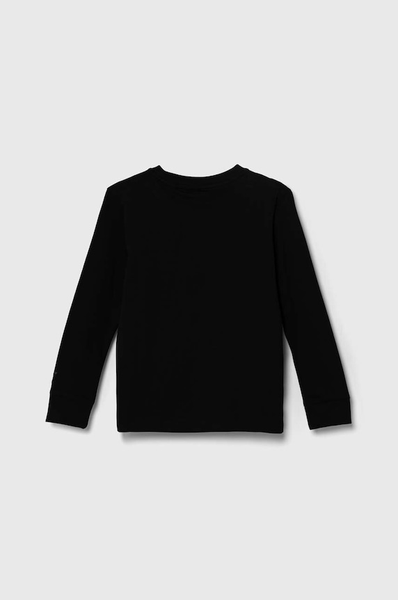 Fiú adidas Originals gyerek pamut hosszú ujjú felső GFX LONGSLEEVE IY5454 fekete