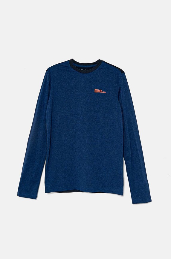Jack Wolfskin longsleeve copii cu modele albastru 1610321.164.176