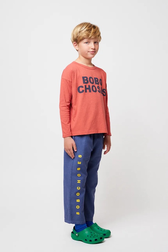 Bobo Choses longsleeve bawełniany dziecięcy 324EC010