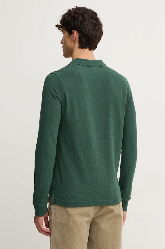 Oblečení Bavlněné tričko s dlouhým rukávem United Colors of Benetton 3088U3025 zelená