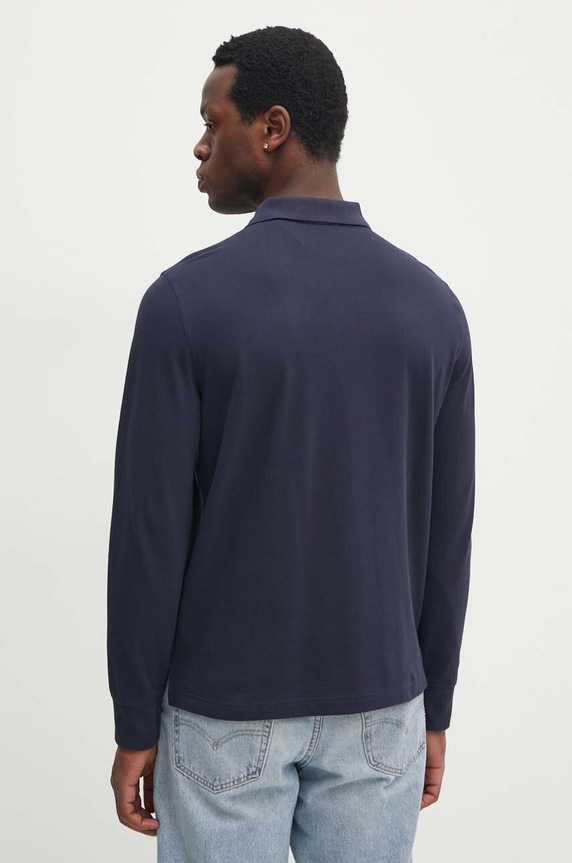 Ρούχα Βαμβακερή μπλούζα με μακριά μανίκια Gant 2230 σκούρο μπλε