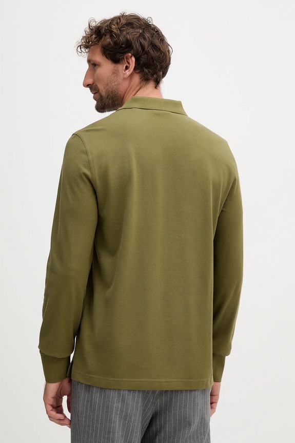 Îmbrăcăminte Gant longsleeve din bumbac 2230 verde