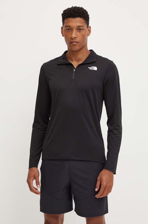 Μακρυμάνικη μπλούζα The North Face 24/7 μαύρο NF0A8949JK31