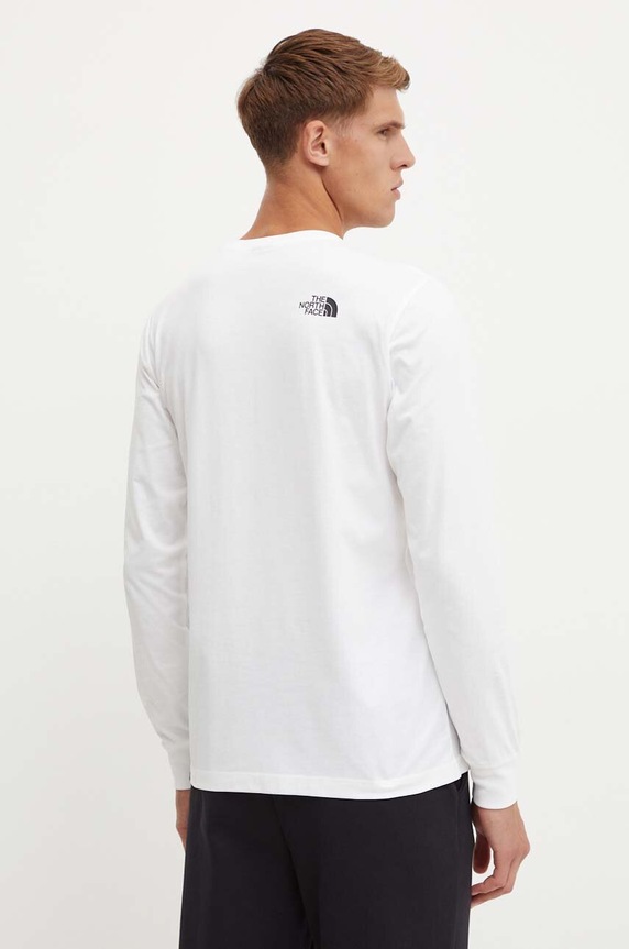 Oblečenie Tričko s dlhým rukávom The North Face L/S Fine Tee NF0A8A6PFN41 biela
