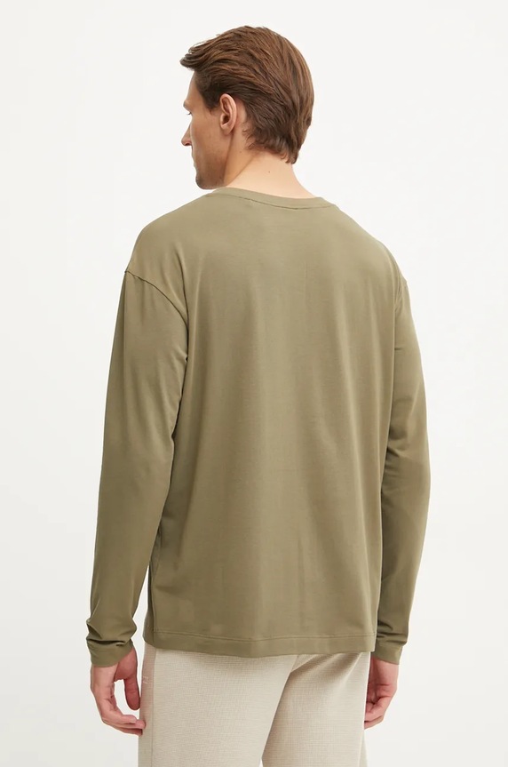 HUGO longsleeve lounge Laze Longsleeve 50525229 zielony SS26