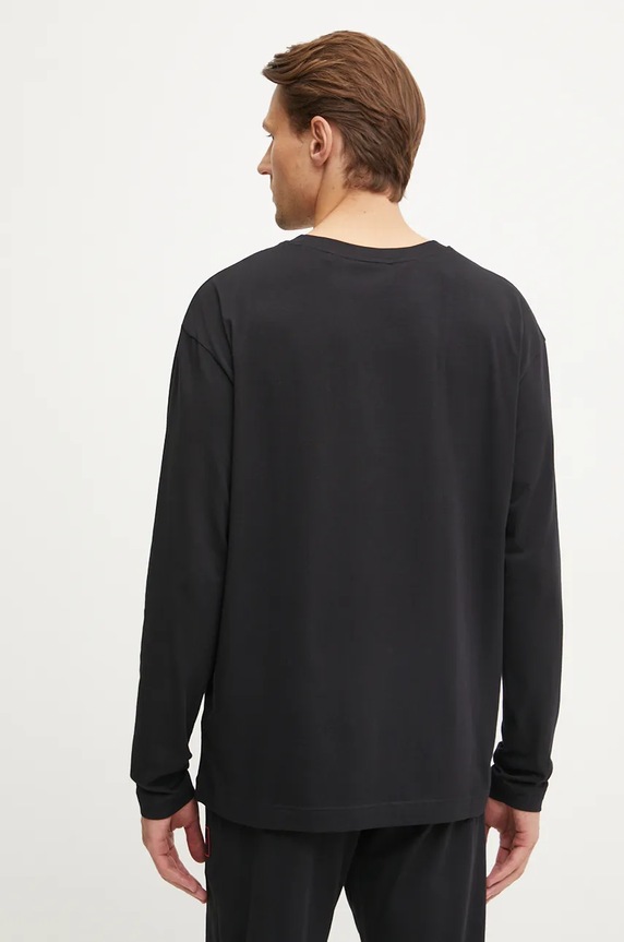 Дрехи Домашна блуза с дълги ръкави HUGO Laze Longsleeve 50525229 черен