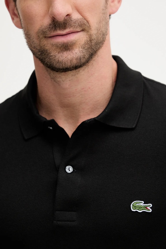 Lacoste longsleeve bawełniany PH4013 czarny