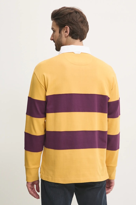 Îmbrăcăminte Gant longsleeve din bumbac 2015075 galben