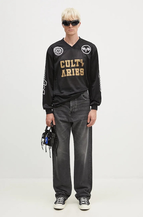 Aries camicia a maniche lunghe Cult Leader Airtex Longsleeve Tee AR4002002