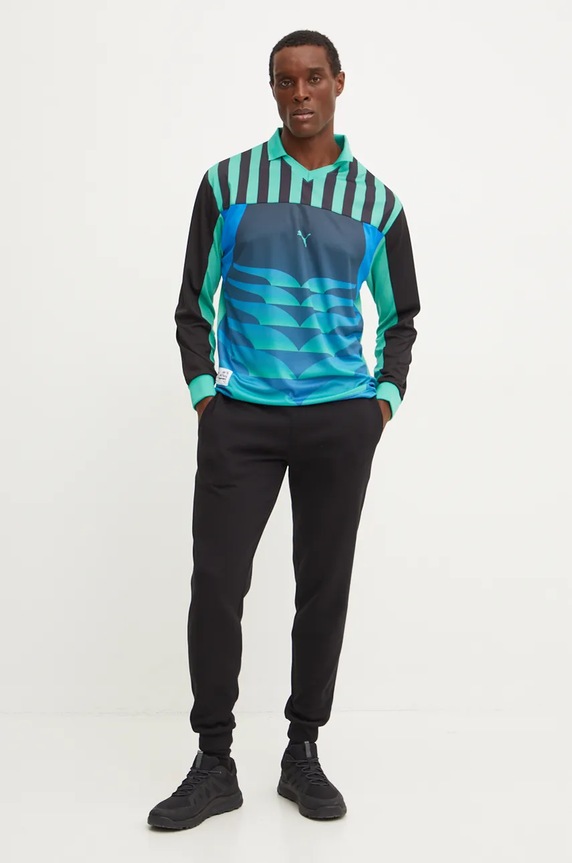 Longsleeve Puma The NeverWorn IV T7 εμπριμέ πράσινο 628464