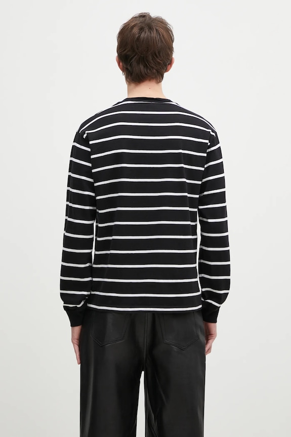 Clothing No Problemo cotton longsleeve top Mini Problemo NP60030.02 black