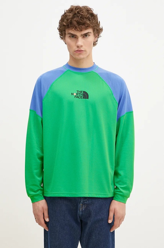 Longsleeve The North Face TNF x Yinka Ilori χαλαρό πράσινο NF0A89GMPO81