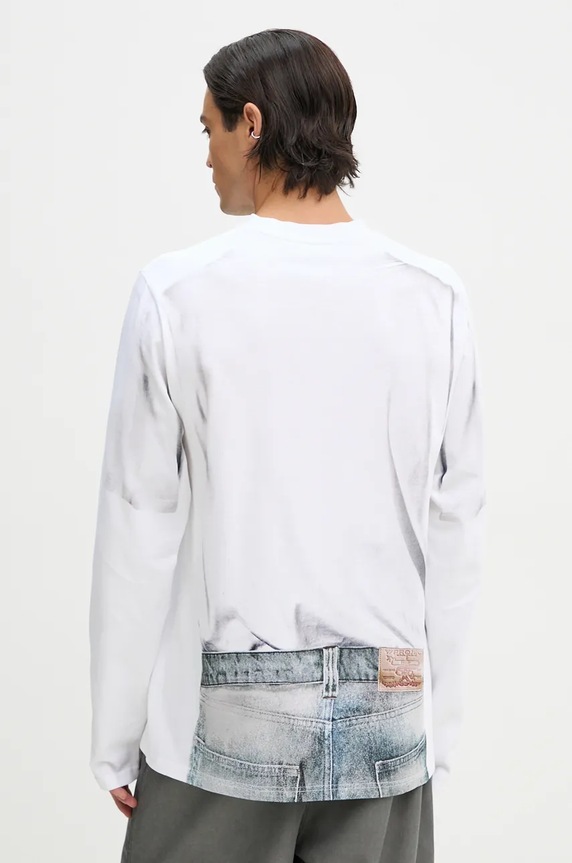 Y/Project cotton longsleeve top YP TROMPE L'OEIL LONG SLEEVE T-SHIRT 204TS021