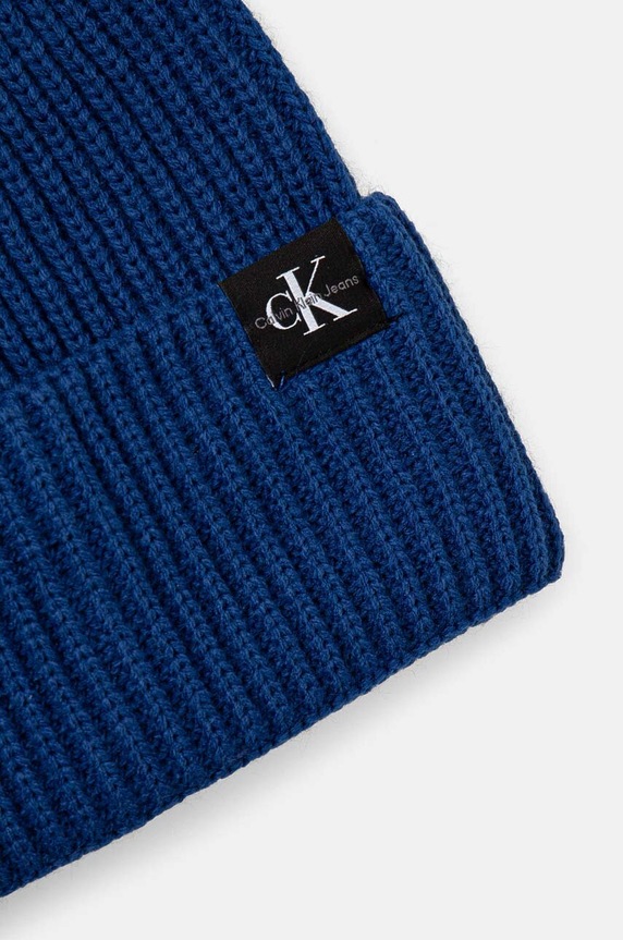 Calvin Klein Jeans czapka dziecięca niebieski IU0IU00440.9BYH
