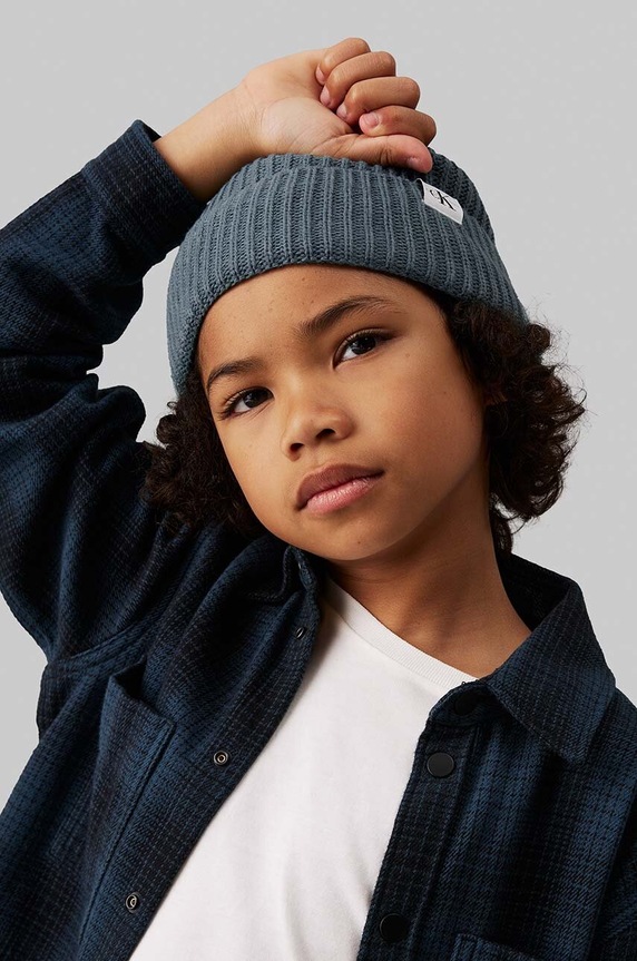 Calvin Klein Jeans czapka dziecięca pozostałe zielony IU0IU00440.9BYH