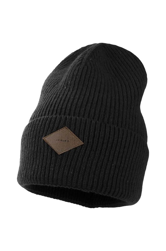 Dječja kapa s dodatkom vune Jamiks GAVIN s dodatkom vune crna GAVIN.NAK.gl.JZH400