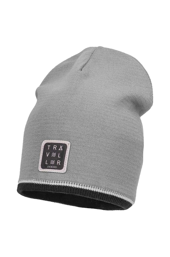 Jamiks czapka dziecięca TAMARINO TAMARINO.NAK.gl.JZH291 szary AW24