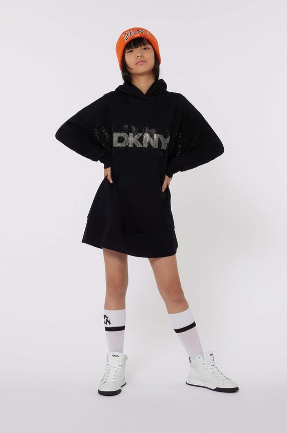 Dječja kapa Dkny narančasta D62069.