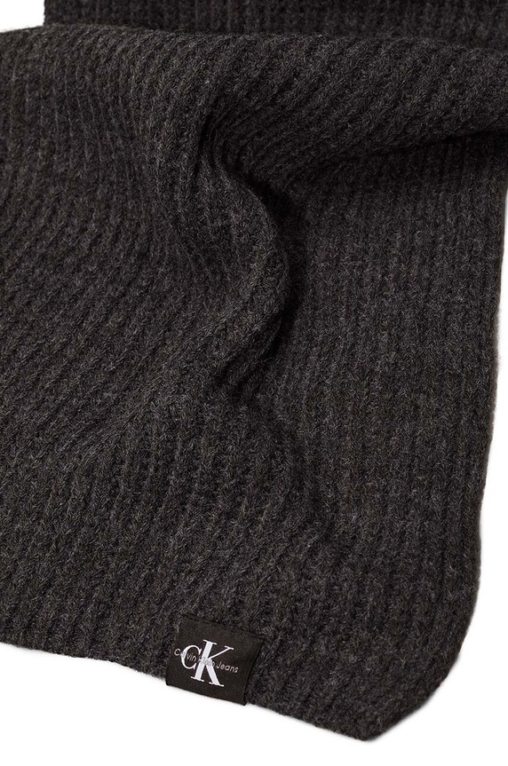 Παιδικό σκουφάκι και κασκόλ Calvin Klein Jeans IU0IU00638.9BYH μαύρο