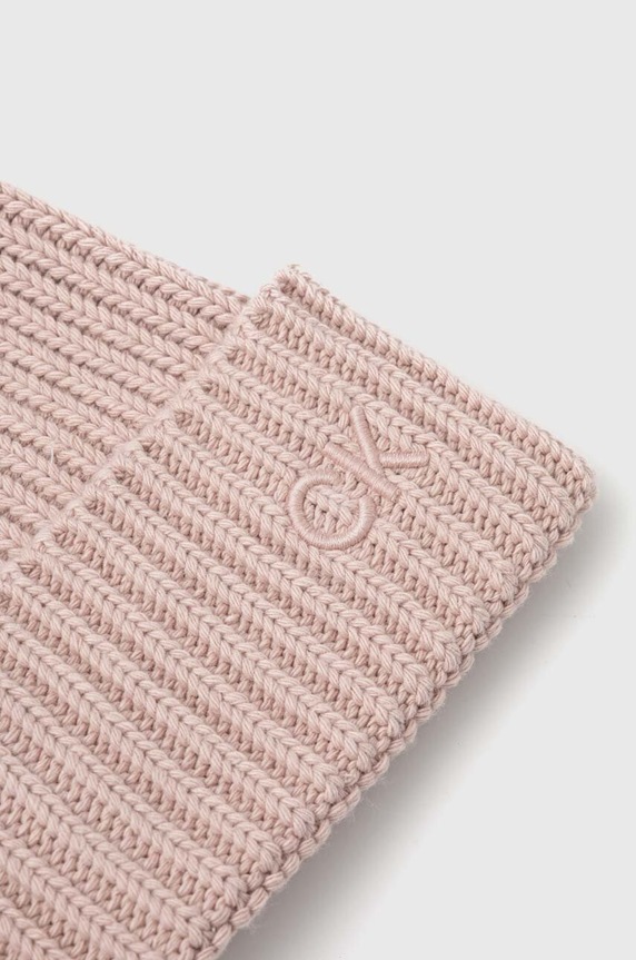 Doplnky Čiapka s prímesou vlny Calvin Klein K60K612033 ružová