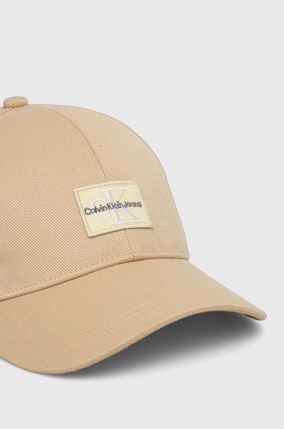 Calvin Klein Jeans baseball sapka K60K612381 bézs AW24
