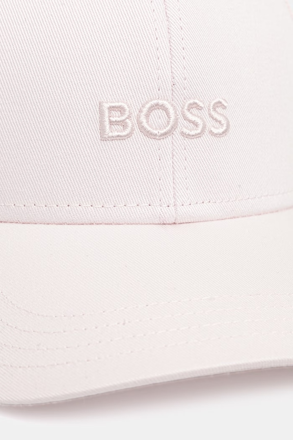 BOSS czapka z daszkiem damska bawełniana Ari 50519889 różowy AA00