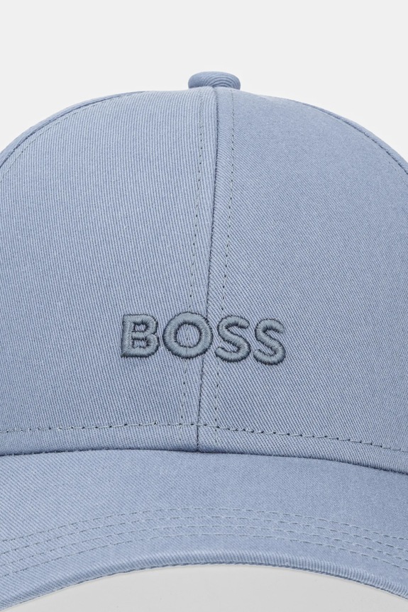 BOSS kapa s šiltom ženska bombažna Ari 50519889 modra AA00