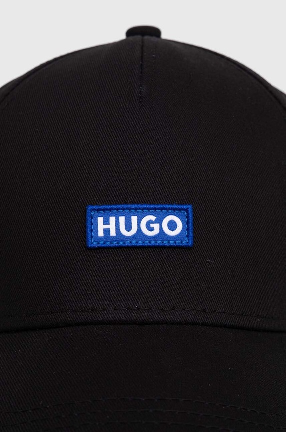 Bavlněná baseballová čepice Hugo Blue Alyce 50522023 černá SS26