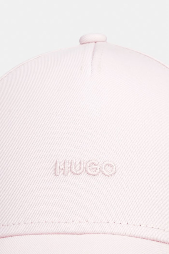 Pamučna kapa sa šiltom HUGO Cara 50519255 roza SS26