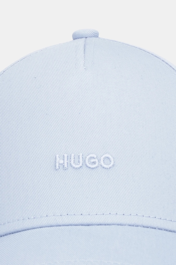 Bavlnená šiltovka HUGO Cara 50519255 modrá SS26