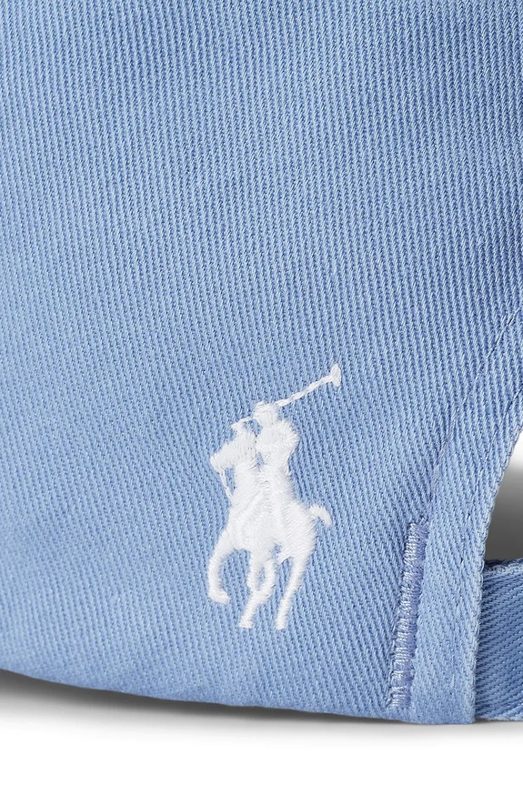 Αξεσουάρ Βαμβακερό καπέλο του μπέιζμπολ Polo Ralph Lauren 211954882 μπλε