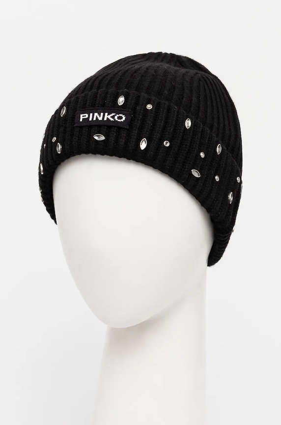 Pinko berretto in misto lana 104326.A27A nero AW24