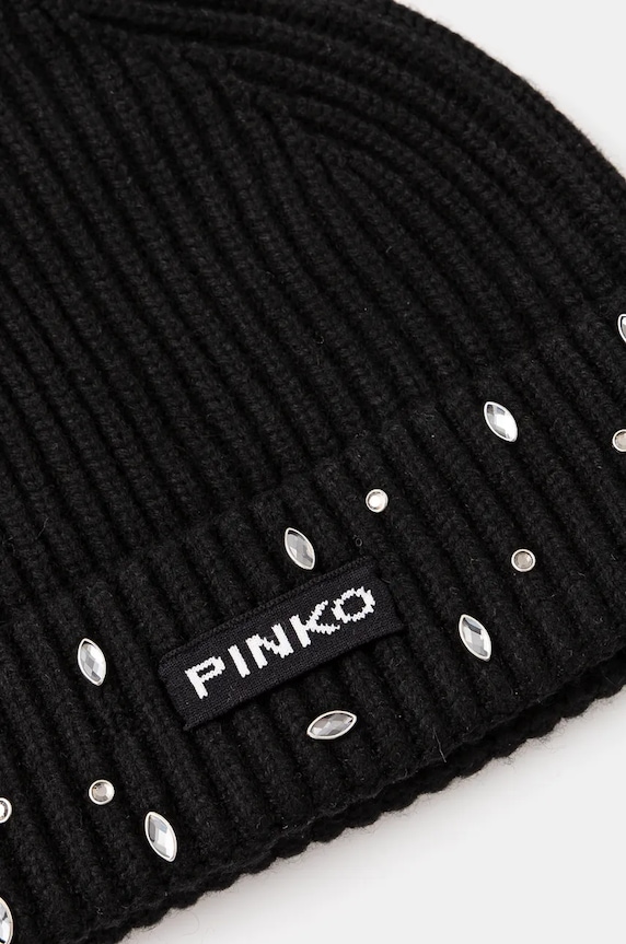 Accessori Pinko berretto in misto lana 104326.A27A nero