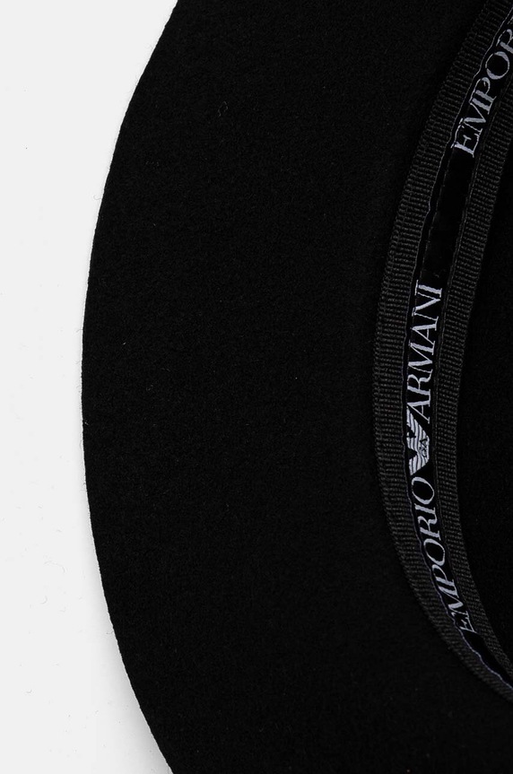 Emporio Armani kapelusz wełniany czarny 637044.4F510