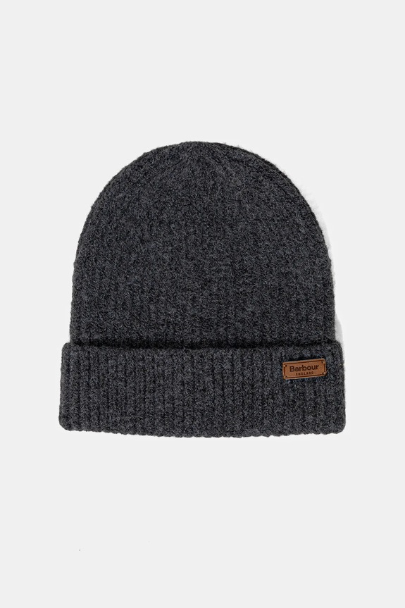 Čepice a šála Barbour LGS0094 šedá AW25
